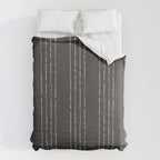 Lines #5 (Dark Gray) Comforter Gallery Image 6