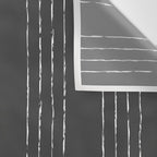 Lines #5 (Dark Gray) Wall Tapestry Gallery Image 3