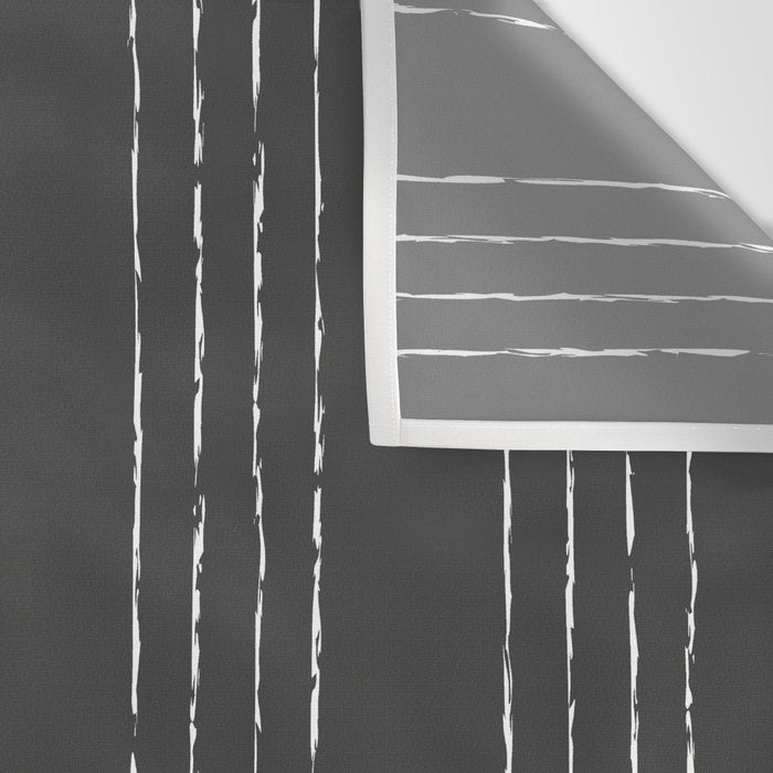 Lines #5 (Dark Gray) Wall Tapestry Gallery Image 3