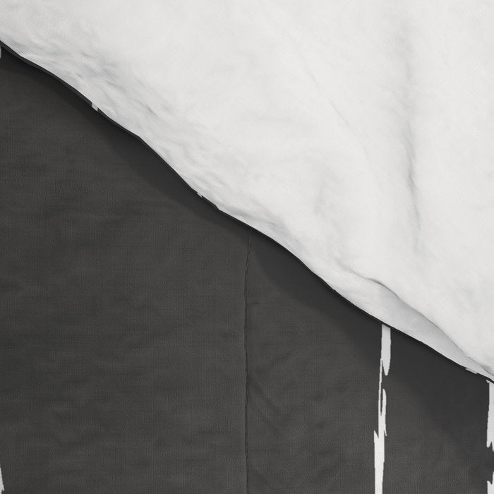 Lines #5 (Dark Gray) Comforter Gallery Image 4