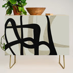 abstract line art Credenza Gallery Image 1