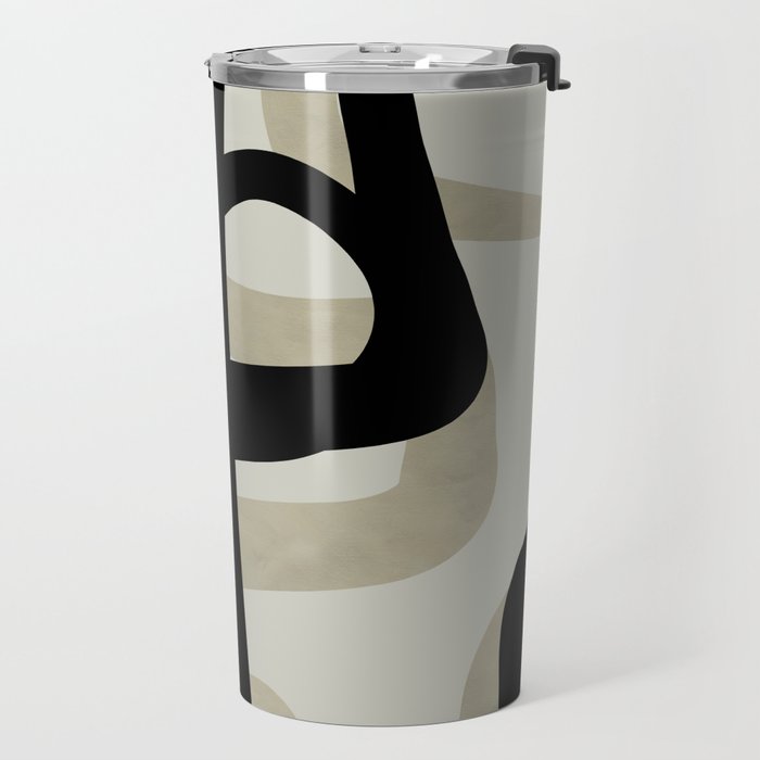 abstract line art Travel Mug Gallery Image 2