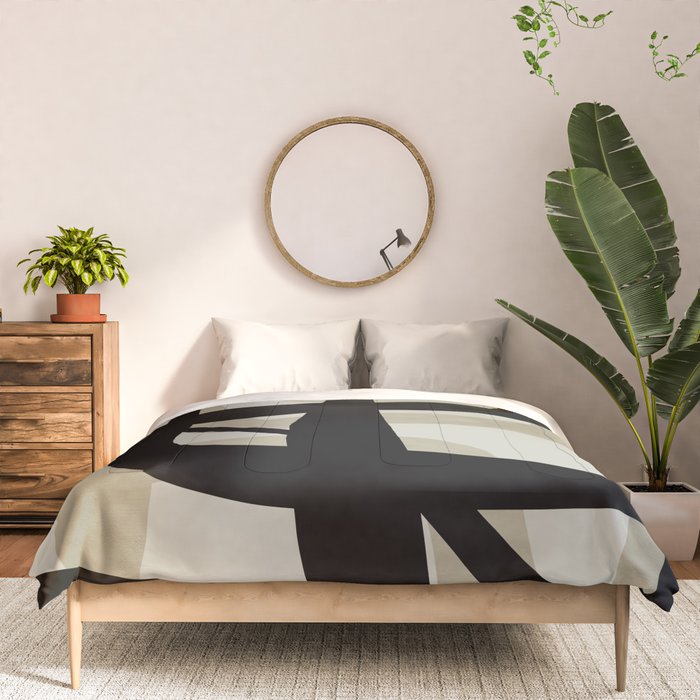 abstract line art Comforter Gallery Image 3