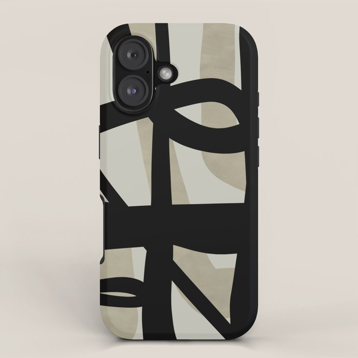 abstract line art iPhone Case Gallery Image 1