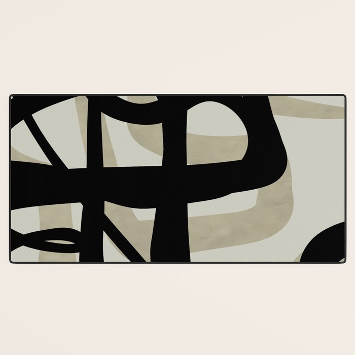 abstract line art Desk Mat Gallery Image 3