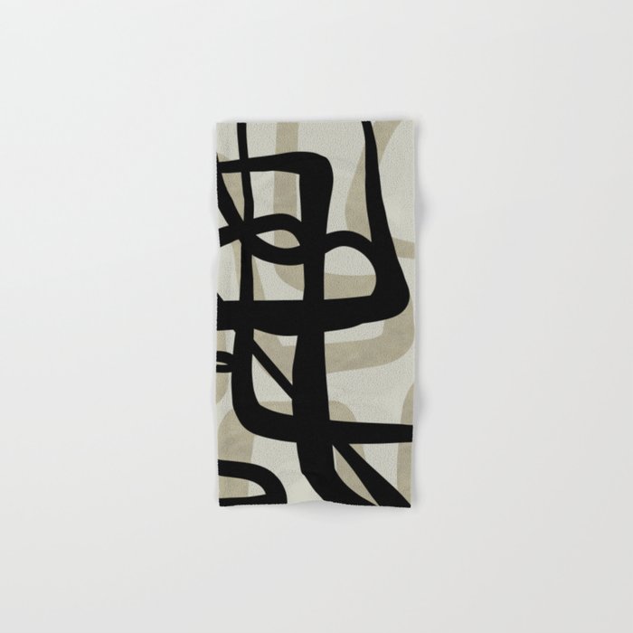 abstract line art Bath Towel Gallery Image 1