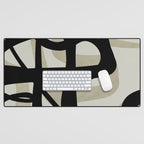 abstract line art Desk Mat Gallery Image 1
