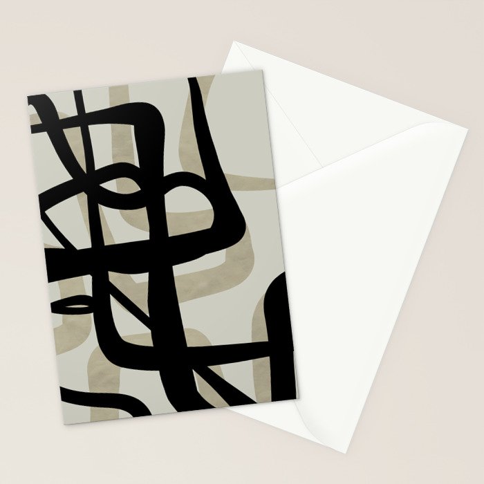 abstract line art Stationery Card Gallery Image 2