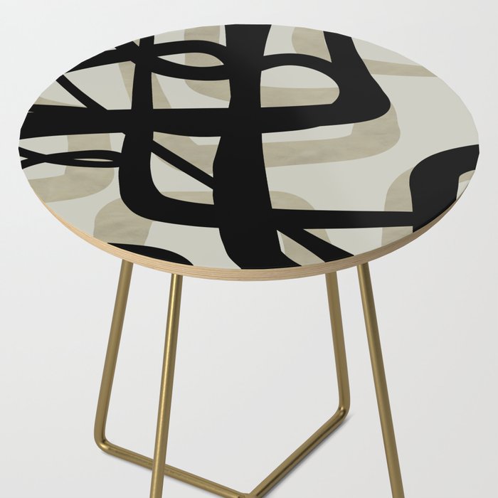 abstract line art Side Table Gallery Image 2