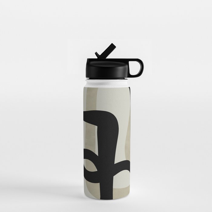 abstract line art Water Bottle Gallery Image 1