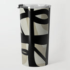 abstract line art Travel Mug Gallery Image 3