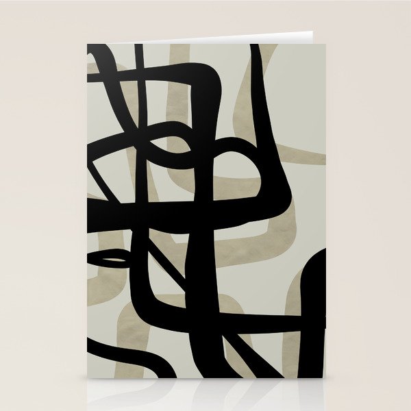 abstract line art Stationery Card Gallery Image 1