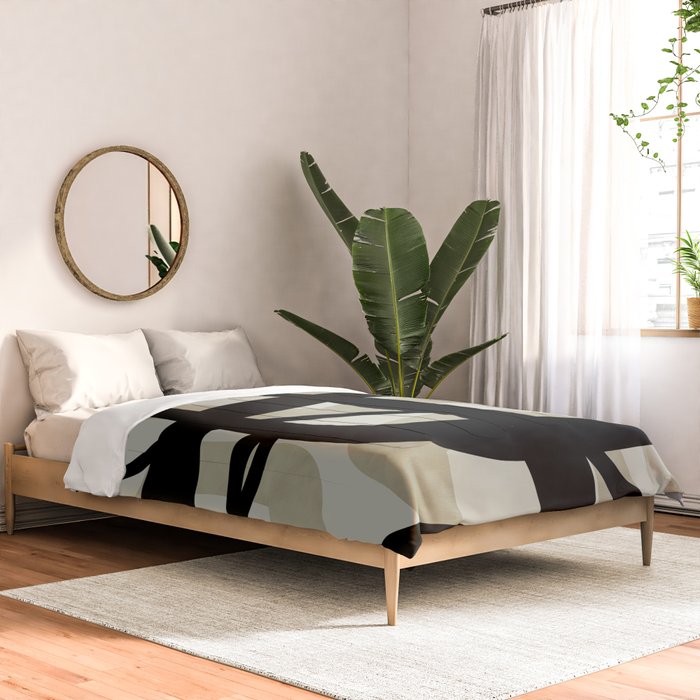 abstract line art Comforter Gallery Image 2
