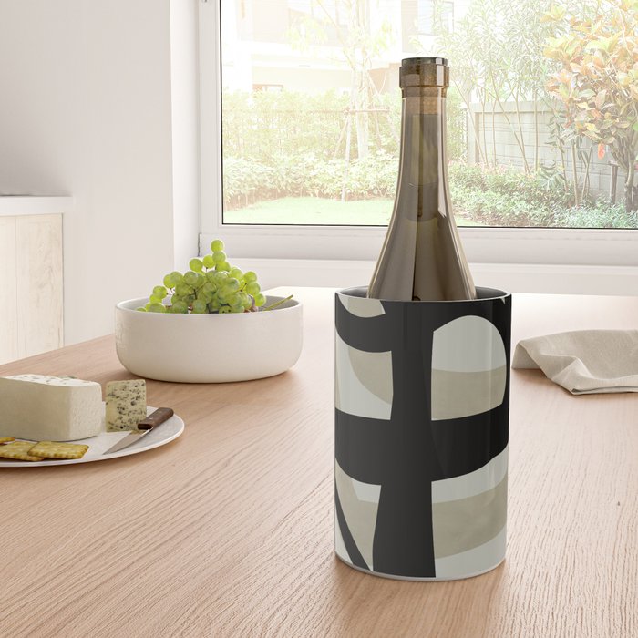 abstract line art Wine Chiller Gallery Image 4