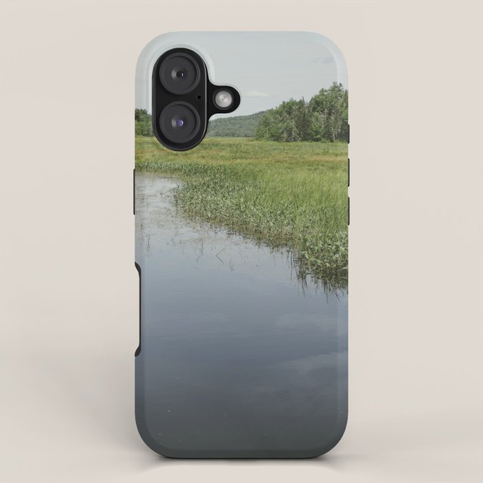 northern landscape - maine travel nature photograph iPhone Case Gallery Image 1