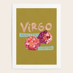 Virgo Perfection in Mustard Yellow | Zodiac Series Poster Gallery Image 4
