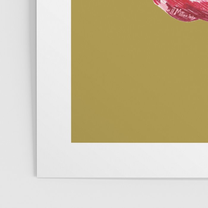 Virgo Perfection in Mustard Yellow | Zodiac Series Poster Gallery Image 3