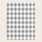 Gingham Large Gray White Poster Gallery Image 4