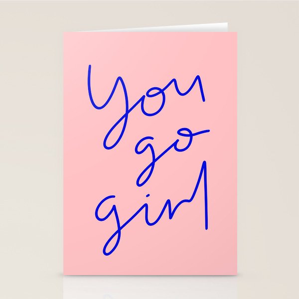 You Go Girl Stationery Card Gallery Image 1