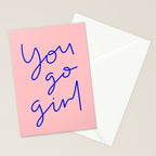 You Go Girl Stationery Card Gallery Image 2