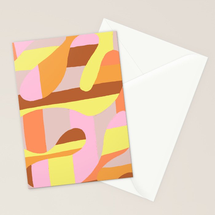 Golden Curve Stationery Card Gallery Image 2