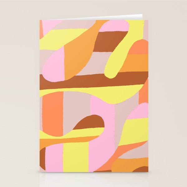 Golden Curve Stationery Card Gallery Image 1