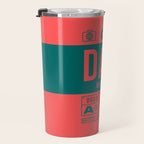 Luggage Tag B - DAC Dhaka Bangladesh Travel Mug Gallery Image 3