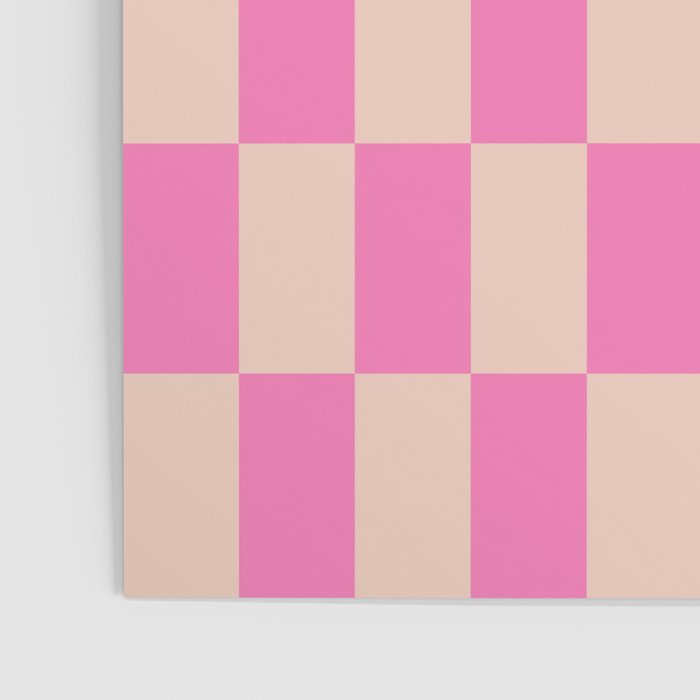 Pink Pop Checkered Grid Poster Gallery Image 3