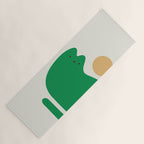 Cat Landscape 118A: Purrfect Campsite A Yoga Mat Gallery Image 1