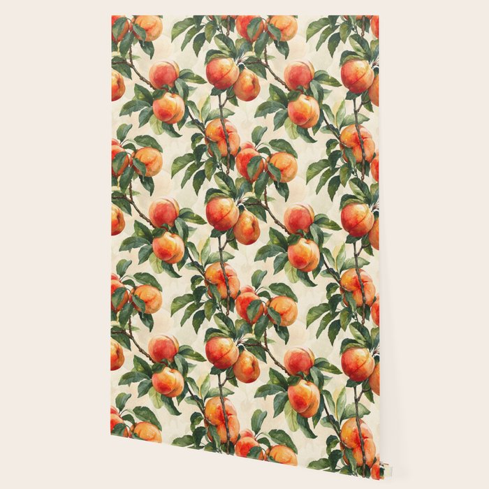 Vintage Peaches Wallpaper Gallery Image 2