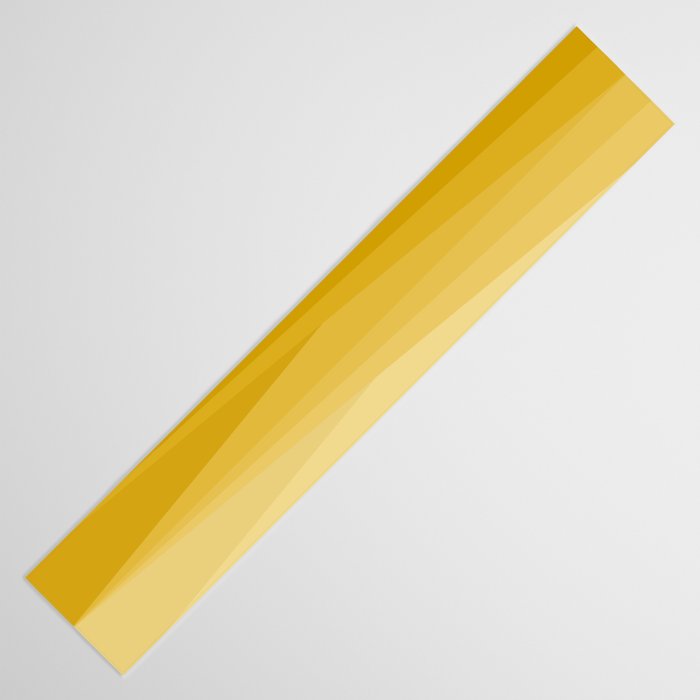 Geometric Triangles VIII Golden Yellow Table Runner Gallery Image 3