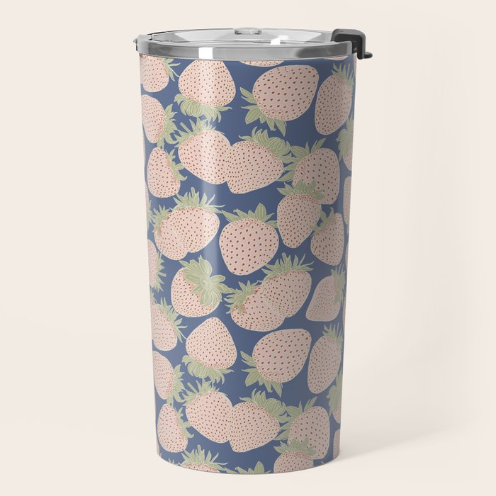 Des Fraises in Denim Travel Mug Gallery Image 2