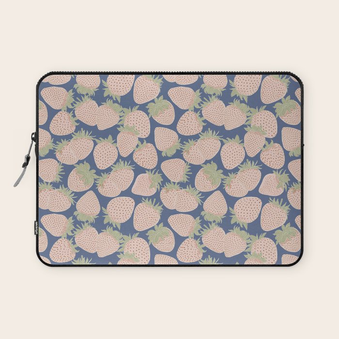 Des Fraises in Denim Laptop Sleeve Gallery Image 1