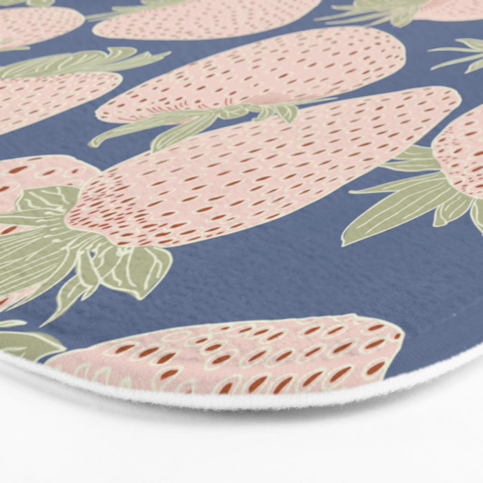 Des Fraises in Denim Bath Mat Gallery Image 3