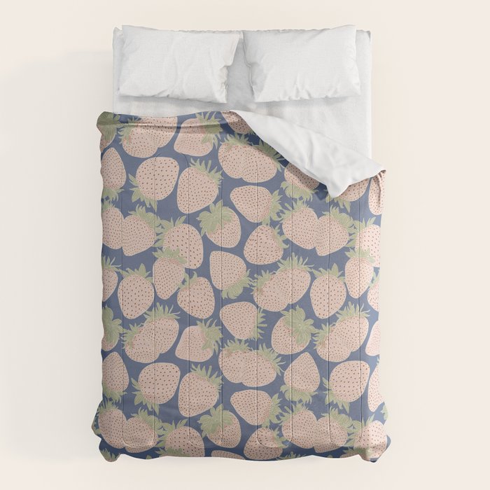 Des Fraises in Denim Comforter Gallery Image 6