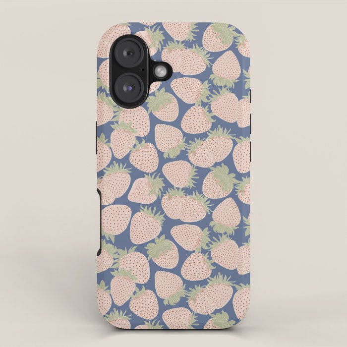 Des Fraises in Denim iPhone Case Gallery Image 1