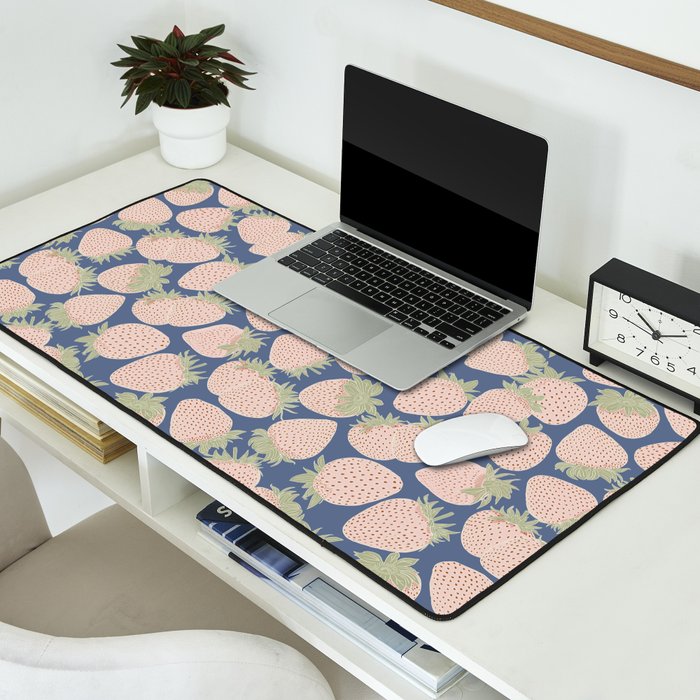 Des Fraises in Denim Desk Mat Gallery Image 2