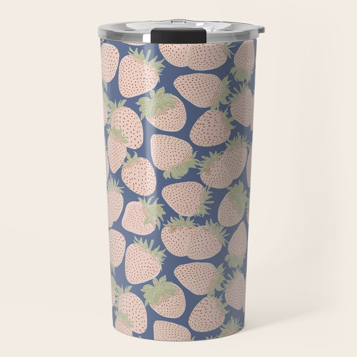 Des Fraises in Denim Travel Mug Gallery Image 1