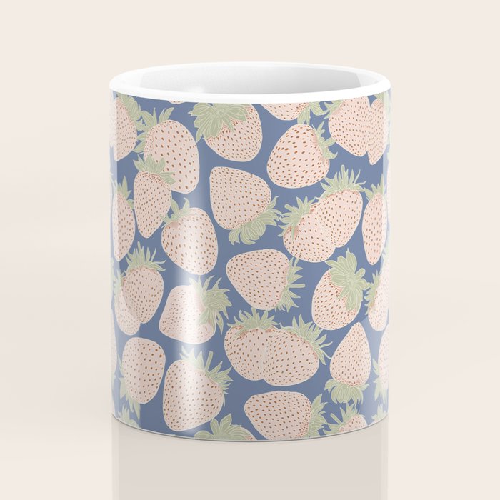 Des Fraises in Denim Coffee Mug Gallery Image 4