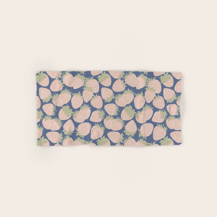 Des Fraises in Denim Bath Towel Gallery Image 1