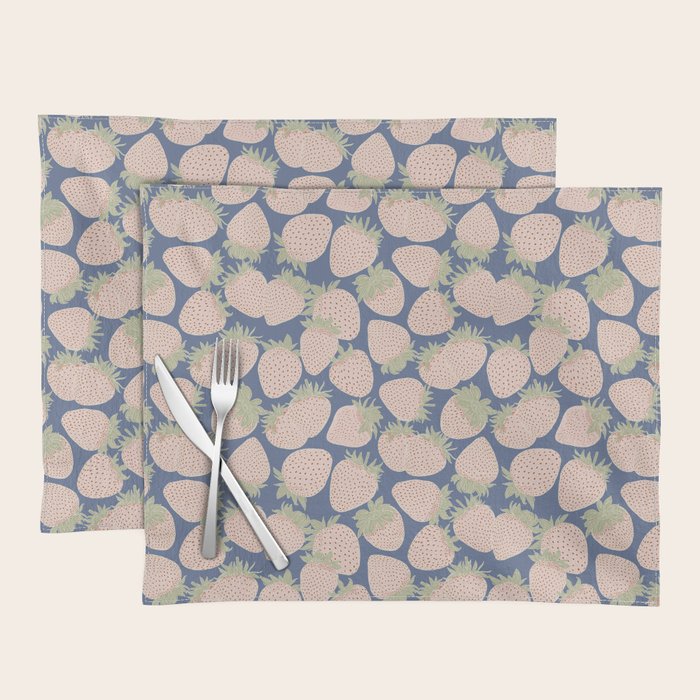 Des Fraises in Denim Placemat Gallery Image 1