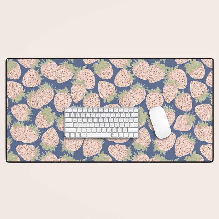 Des Fraises in Denim Desk Mat Gallery Image 1