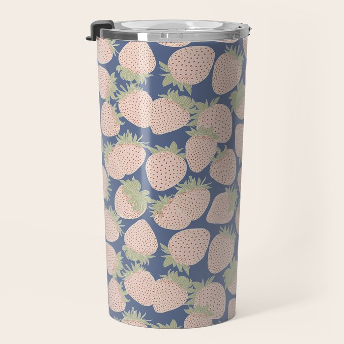 Des Fraises in Denim Travel Mug Gallery Image 3