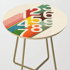 Retro Numbers Side Table Gallery Image 2