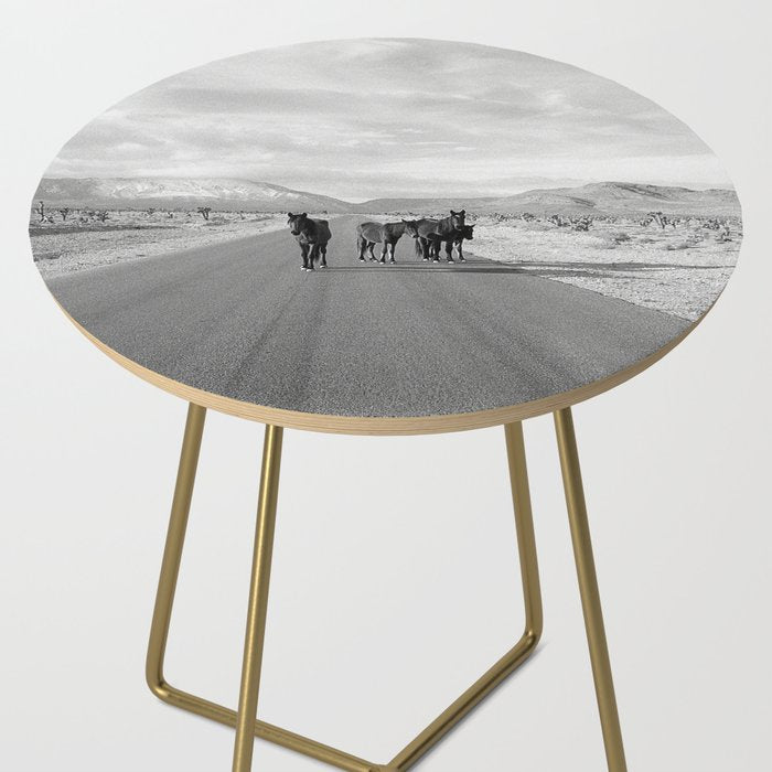 Spring Mountain Wild Horses Side Table Gallery Image 2
