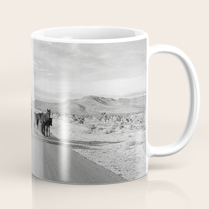 Spring Mountain Wild Horses Coffee Mug Gallery Image 1