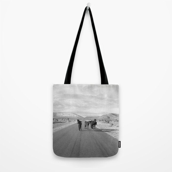 Spring Mountain Wild Horses Tote Bag Gallery Image 2