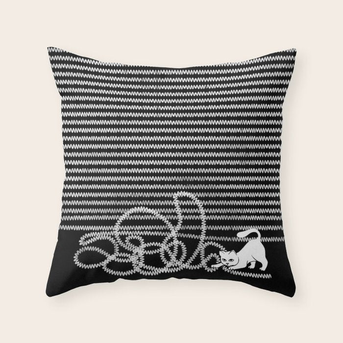 Unravel Throw Pillow Gallery Image 1