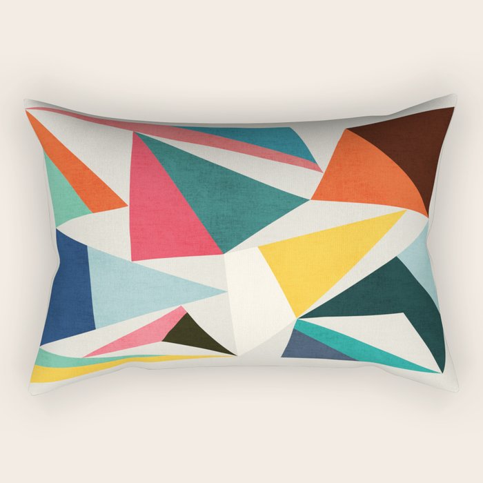Collection of pointy summit Rectangular Pillow Gallery Image 1