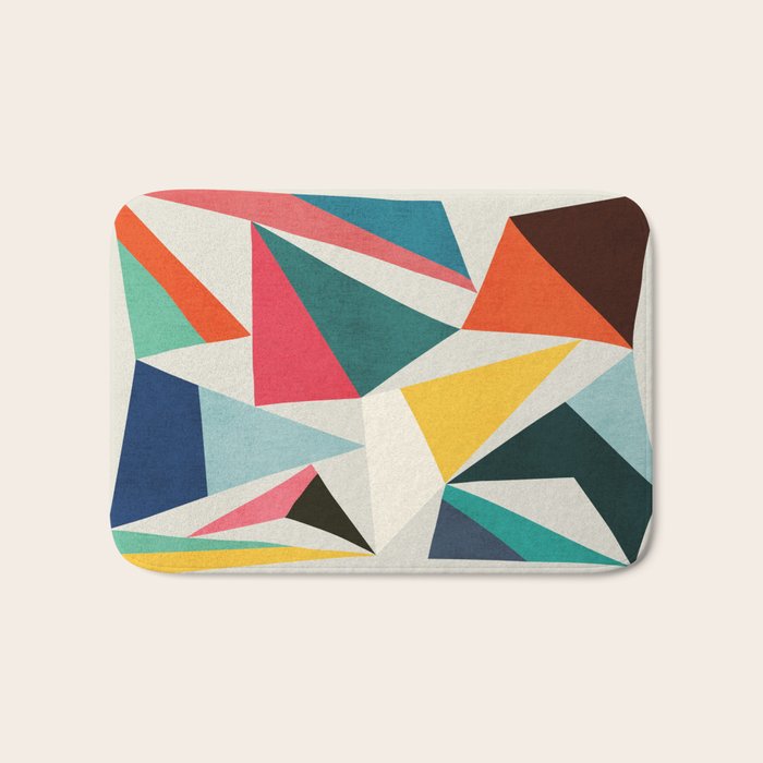 Collection of pointy summit Bath Mat Gallery Image 1